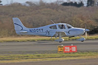 N100YY @ EGFH - SR20, Deenethorpe based, previously N292CD, seen departing runway 28 en-route RTB. - by Derek Flewin