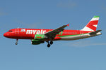 EC-JHJ @ EGNT - Airbus A320-214 on approach to 25 at Newcastle Airport, September 2006. - by Malcolm Clarke