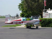 N6427L @ SZP - 1972 American Aviation AA-1A TRAINER, Lycoming O-235 108 Hp, at SZP's Fuel Dock - by Doug Robertson