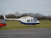G-FEZZ @ EGTB - Agusta AB-206B Jet Ranger II at Wycombe Air Park. - by moxy
