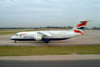 G-BZAZ @ EGBB - British Aerospace BAe 146-RJ100 [E3369] (British Airways CitiExpress) Birmingham International~G 20/08/2003 - by Ray Barber