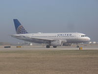 N849UA @ ORD - Airbus A319-131 Ready to Takeoff to Benito Juarez Mexico City INTL Airport - by Christian Maurer