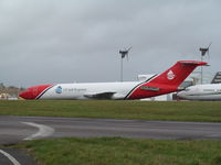 G-OSRB @ EGHL - At lasham - home of 727s for scrapping or mods or repair. - by magnaman