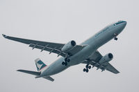 B-LAO @ VHHH - On finals for Hong Kong, inbound from Shanghai Pudong Int'l - by alanh