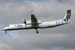 G-JEDW @ EGNT - De Havilland Canada DHC-8-402Q on approach to 25 at Newcastle Airport, September 2006. - by Malcolm Clarke