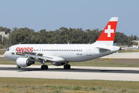 HB-IJX @ LMML - A320 HB-IJX Swiss - by Raymond Zammit