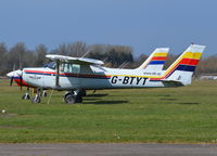 G-BTYT @ EGKA - Cessna 152 at Shoreham. Ex N24931 - by moxy