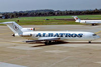 TC-ALB @ EDDL - Boeing 727-230 [20431] (Albatros Airlines) Dusseldorf~D 28/09/1992 - by Ray Barber