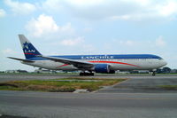CC-CBJ @ SEGU - Boeing 767-316ER [27613] (LAN Chile) Guayaquil-Simon Bolivar Int'l~HC 02/04/2003 - by Ray Barber