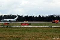 G-LGNN @ EGPH - On Rwy 24 at Edinburgh EGPH following a precautionary return and landing after the pilot reported smoke in the cockpit. - by Clive Pattle