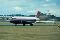ZE433 @ EGLF - BAC 1-11 One Eleven ZE433 at the 1998 Farnborough Air Show. Used by DRA (now QinetiQ) for in flight testing of the Eurofighter Typhoon's Captor radar - by Franco Sella