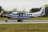 F-HFTR @ LFRB - Cessna 208B Grand Caravan, Taxiing to holding point rwy 25L, Brest-Bretagne airport (LFRB-BES) - by Yves-Q