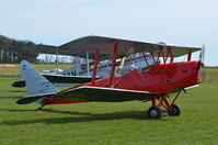 G-BYLB @ X3CX - Ah-de Havilland. Tiger Moth and Dragon at Northrepps. - by Graham Reeve