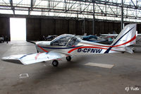 G-CFNW @ EGPT - Hangared at Perth (Scone) airfield EGPT - by Clive Pattle
