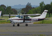 N2260S @ O69 - U.S. Coast Guard Auxiliary 1976 Cessna T210L Turbo-Centurion @ Petaluma Municipal Airport, CA for lunch stop - by Steve Nation
