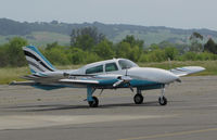 N570E @ O69 - Very Sharp looking 1975 Cessna 310R arriving @ Petaluma Municipal Airport, CA home base - by Steve Nation