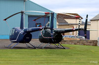 G-LOYN @ EGPT - Parked up on right alongside G-IVIV at Perth EGPT - by Clive Pattle