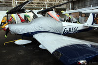 G-REGC @ EGPT - Hangared at Perth EGPT - by Clive Pattle
