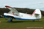 HA-MKF @ EGHP - storm damaged left lower wing - by Chris Hall