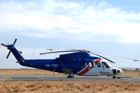 VH-TZI @ YPKA - Sikorsky S-76C, operated by Bristow Helicopters Australia, at Karratha airport, Western Australia - by Van Propeller