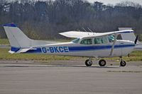 G-BKCE @ EGFH - F172P, Leicestershire Aero Club Leicester based, previously N9687R, seen parked up. - by Derek Flewin