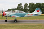 G-TYAK @ EGBR - Bacau Yak-52, Breighton Airfield, June 26th 2010. - by Malcolm Clarke