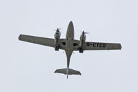 G-CTCD @ EGFF - Twin Star, Bournemouth based, previously OE-VPI, seen in the overhead. - by Derek Flewin