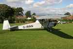 G-AYAN @ X5FB - Slingsby Cadet Motor Glider III (Slingsby T-31 glider conversion), a one time resident at Fishburn Airfield, September 2008. - by Malcolm Clarke