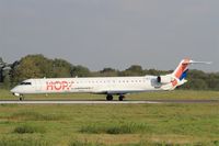 F-HMLN @ LFRB - Bombardier CRJ-1000EL NG, Taxiing to holding point rwy 07R, Brest-Bretagne Airport (LFRB-BES) - by Yves-Q
