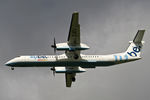 G-JECJ @ EGNT - De Havilland Canada DHC-8-402Q, Newcastle Airport, March 2007. - by Malcolm Clarke