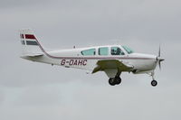 G-OAHC @ EGSH - Landing at Norwich. - by Graham Reeve