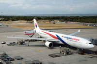 9M-MTF @ YPPH - Airbus A330-323 of Malaysia Airlines at the peer at Perth airport, western Australia - by Van Propeller