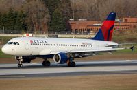 N355NB @ KMSP - Delta A319 touching down in MSP. - by FerryPNL