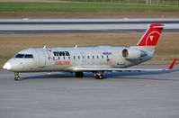 N835AY @ KMSP - Northwest  Airlink CL200 taxiing for departure. - by FerryPNL
