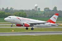 OE-LDF @ LOWW - A319 with the new Austrian Airlines livery taking off from VIE/LOWW - by Paul H