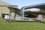 G-AYAN @ X5FB - Slingsby Cadet Motor Glider III, Fishburn Airfield, September 2008. - by Malcolm Clarke