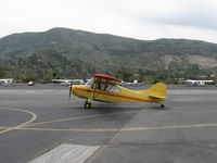 N84171 @ SZP - 1946 Aeronca 7AC CHAMPION, Continental A&C65 65 Hp, taxi to Rwy 22 - by Doug Robertson