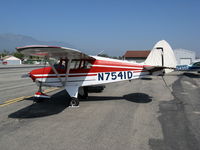 N7541D @ SZP - Locally-based 1957 Piper PA-22-150 @ Santa Paula Airport (Ventura County), CA - by Steve Nation