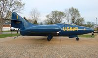 125992 - F9F-5 Panther Blue Angels in Bowling Green KY - by Florida Metal