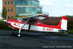 G-ASIT @ EGBT - at Turweston - by Chris Hall