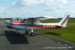 G-BOBV @ EGBT - at Turweston - by Chris Hall