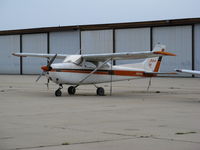 N2454U @ KSBA - Locally-based 1963 Cessna 172D Skyhawk @ Santa Barbara Municipal Airport, CA - by Steve Nation