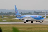 OO-JEF @ LFPO - Boeing 737-8K5, Lining up prior take off rwy 08, Paris-Orly airport (LFPO-ORY) - by Yves-Q