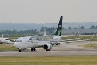 F-GZHG @ LFPO - Boeing 737-8K2, Lining up prior take off rwy 08, Paris-Orly airport (LFPO-ORY) - by Yves-Q