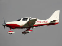 N924EB @ LEBL - Landing rwy 25R - by Shunn311