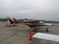 N403V @ KSBA - Locally-based 1976 Cessna T337G @ Santa Barbara Municipal Airport, CA (now registered to owner in Boynton Beach, FL) - by Steve Nation