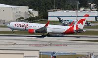 C-FMXC @ FLL - Air Canada Rouge - by Florida Metal