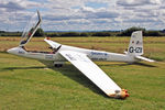 G-IZII @ X5FB - Marganski Swift S-1. Awaiting launch to participate in the 2009 Sunderland Airshow. - by Malcolm Clarke