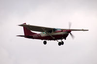 N9957A @ KBFI - Cessna 170A over Boeing Field. - by Eric Olsen