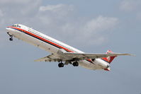 I-SMES @ LMML - McDonnell Douglas MD-82 I-SMES Meridiana - by Raymond Zammit